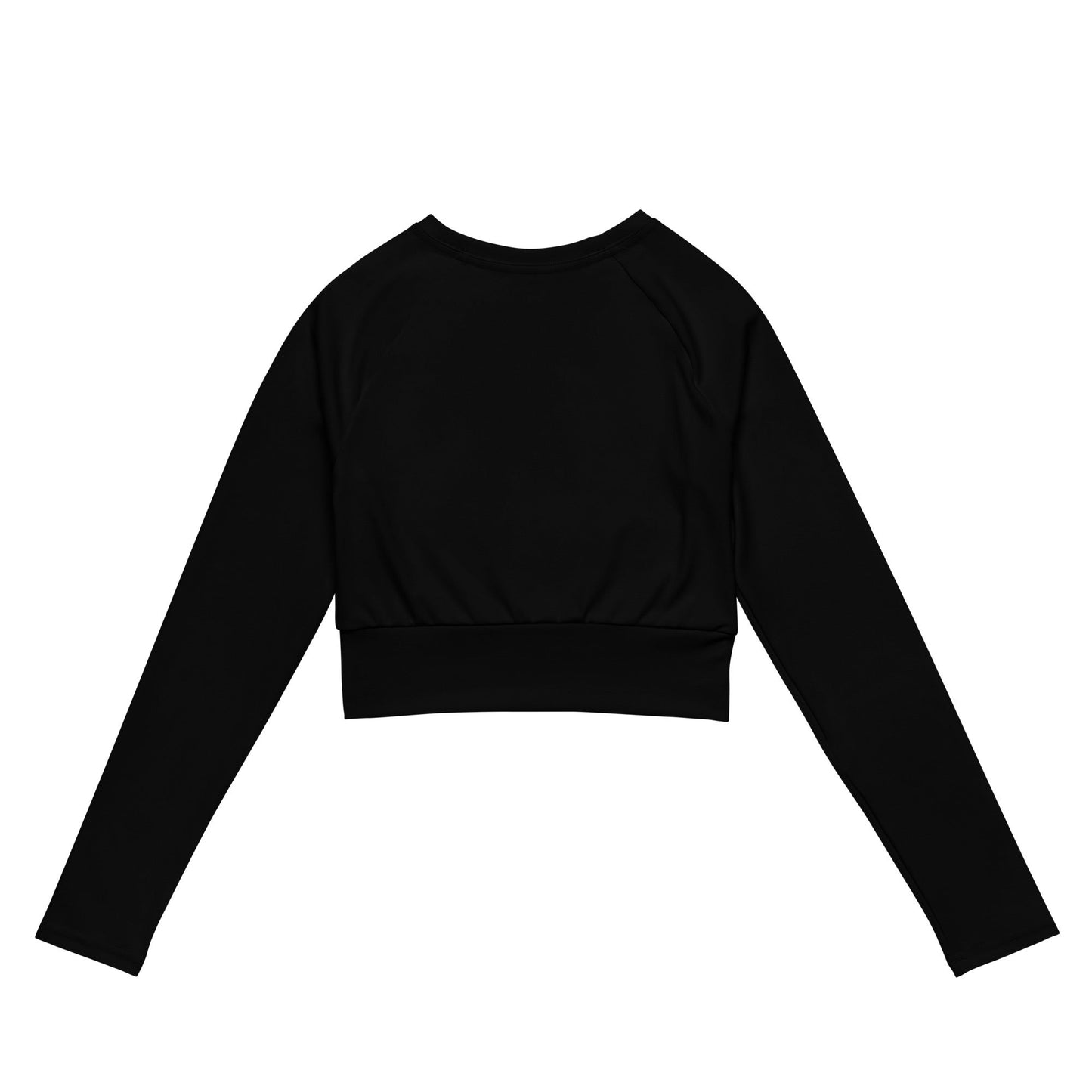 iSAW Womens Black Cropped Rash Guard