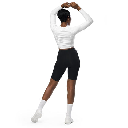 iSAW Womens White Cropped Rash Guard