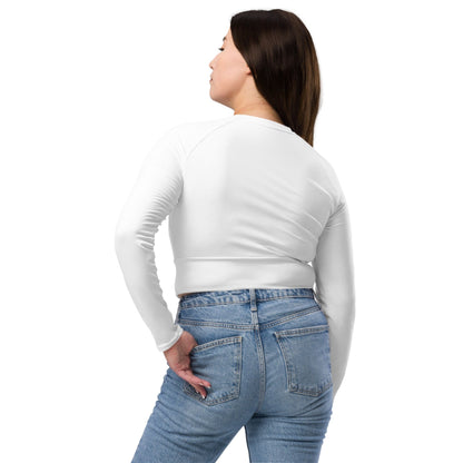 iSAW Womens White Cropped Rash Guard