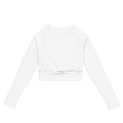 iSAW Womens White Cropped Rash Guard