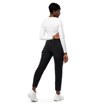 iSAW Womens White Cropped Rash Guard