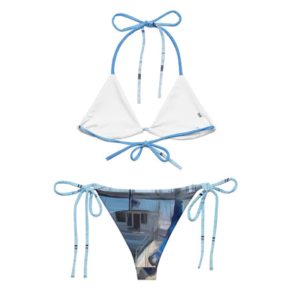 The Sleeping Yachts (at Morning) - Womens String Bikini