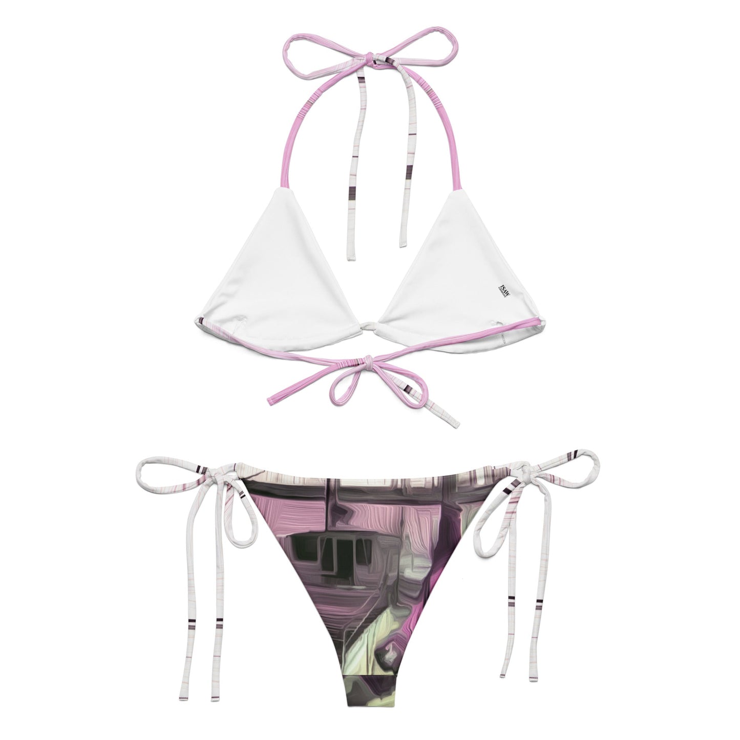 The Sleeping Yachts (at Evening) - Womens String Bikini