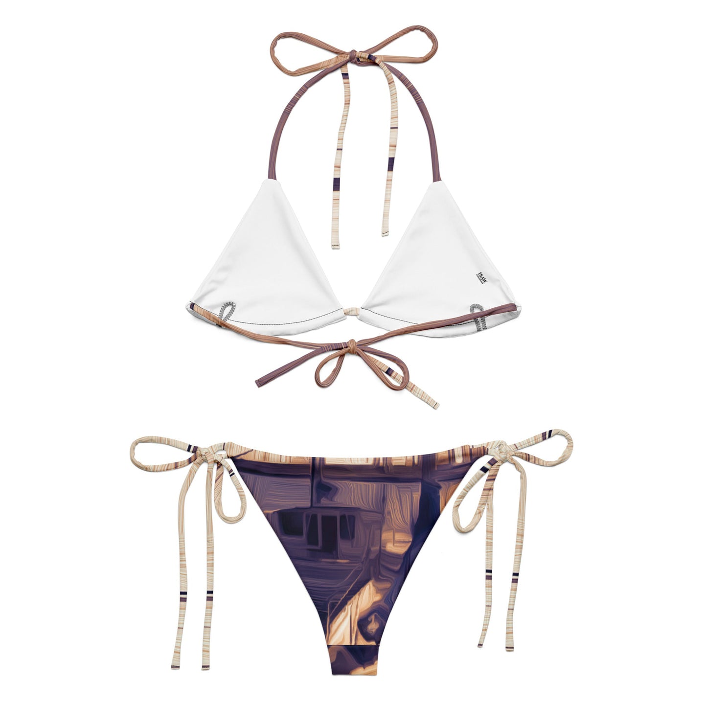 The Sleeping Yachts (at Sunset) - Womens String Bikini