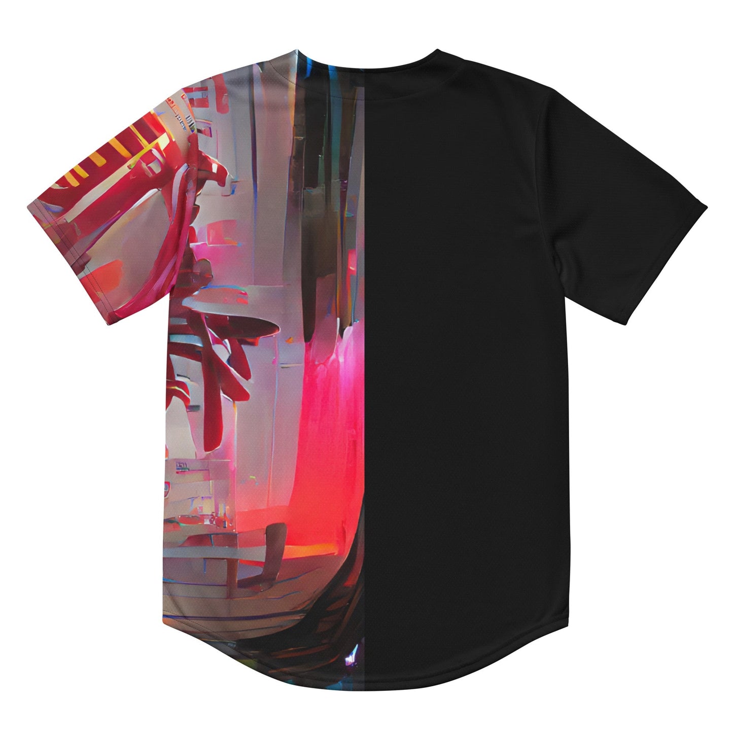 Half Black Half Báijiǔ - Unisex Baseball Jersey