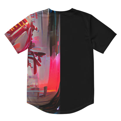 Half Black Half Báijiǔ - Unisex Baseball Jersey