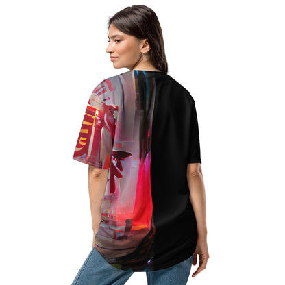Half Black Half Báijiǔ - Unisex Baseball Jersey