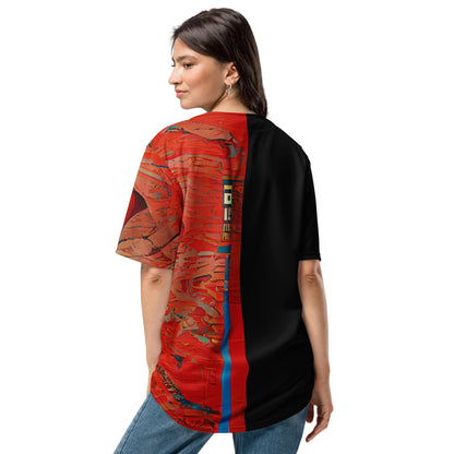 Half Black Half Hónghǎi - Unisex Baseball Jersey