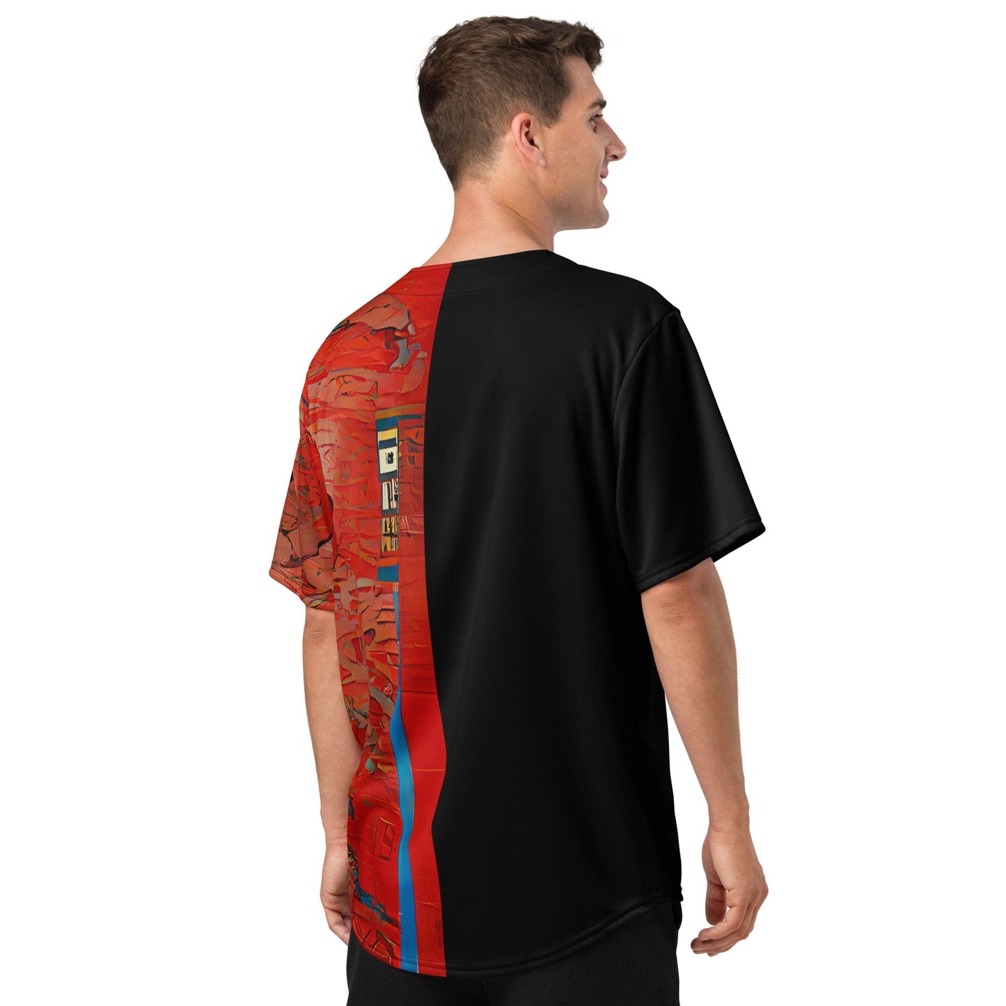Half Black Half Hónghǎi - Unisex Baseball Jersey