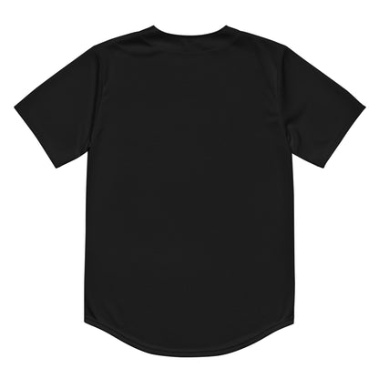 iSAW Unisex Black Baseball Jersey