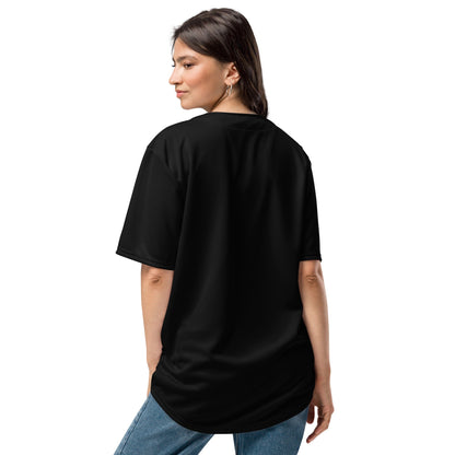 iSAW Unisex Black Baseball Jersey