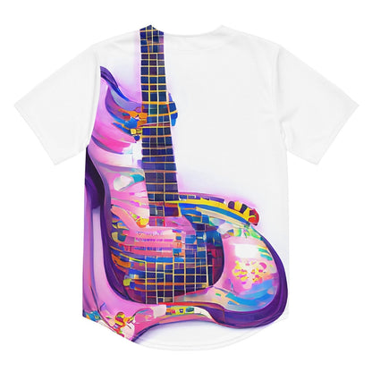 Hippie Guitar - Womens Baseball Jersey