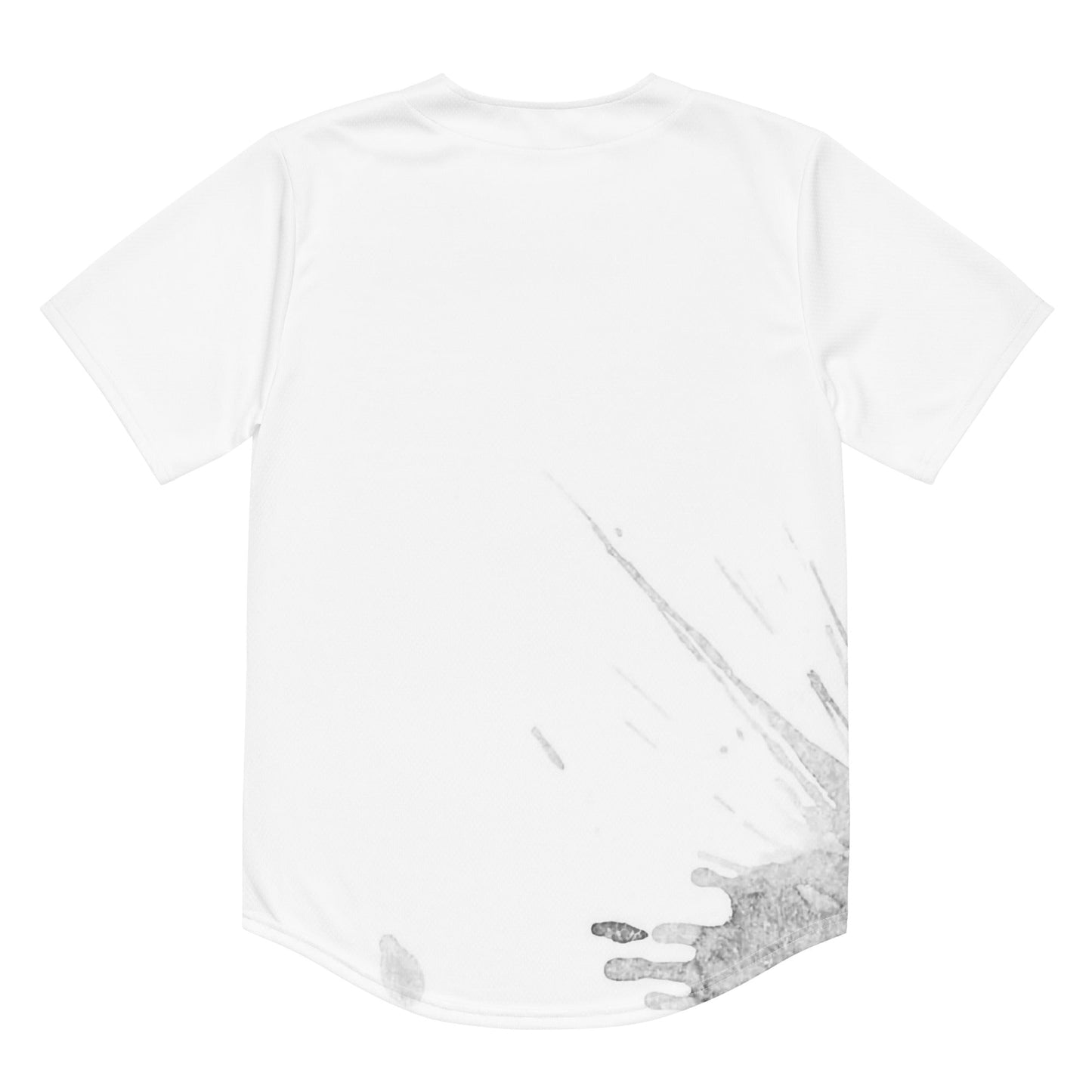 Watercolour Grey Splash - Unisex Baseball Jersey
