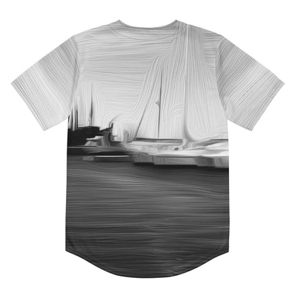 The Sleeping Yachts (at Night) - Unisex Baseball Jersey