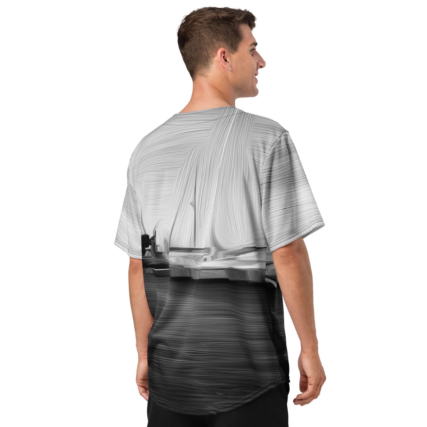 The Sleeping Yachts (at Night) - Unisex Baseball Jersey