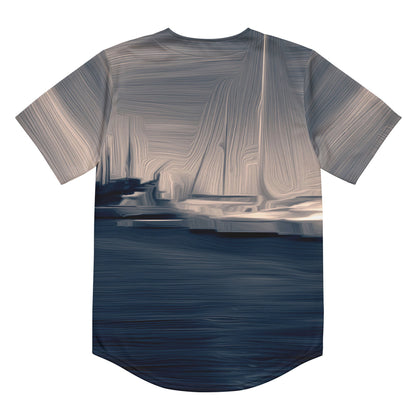 The Sleeping Yachts (at Sunrise) - Unisex Baseball Jersey