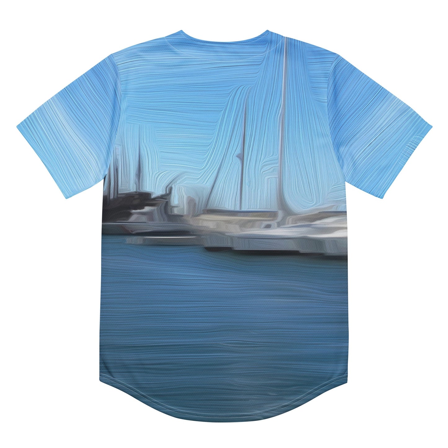 The Sleeping Yachts (at Morning) - Unisex Baseball Jersey