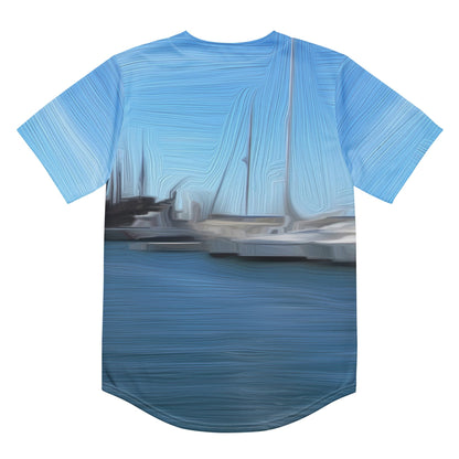 The Sleeping Yachts (at Morning) - Unisex Baseball Jersey