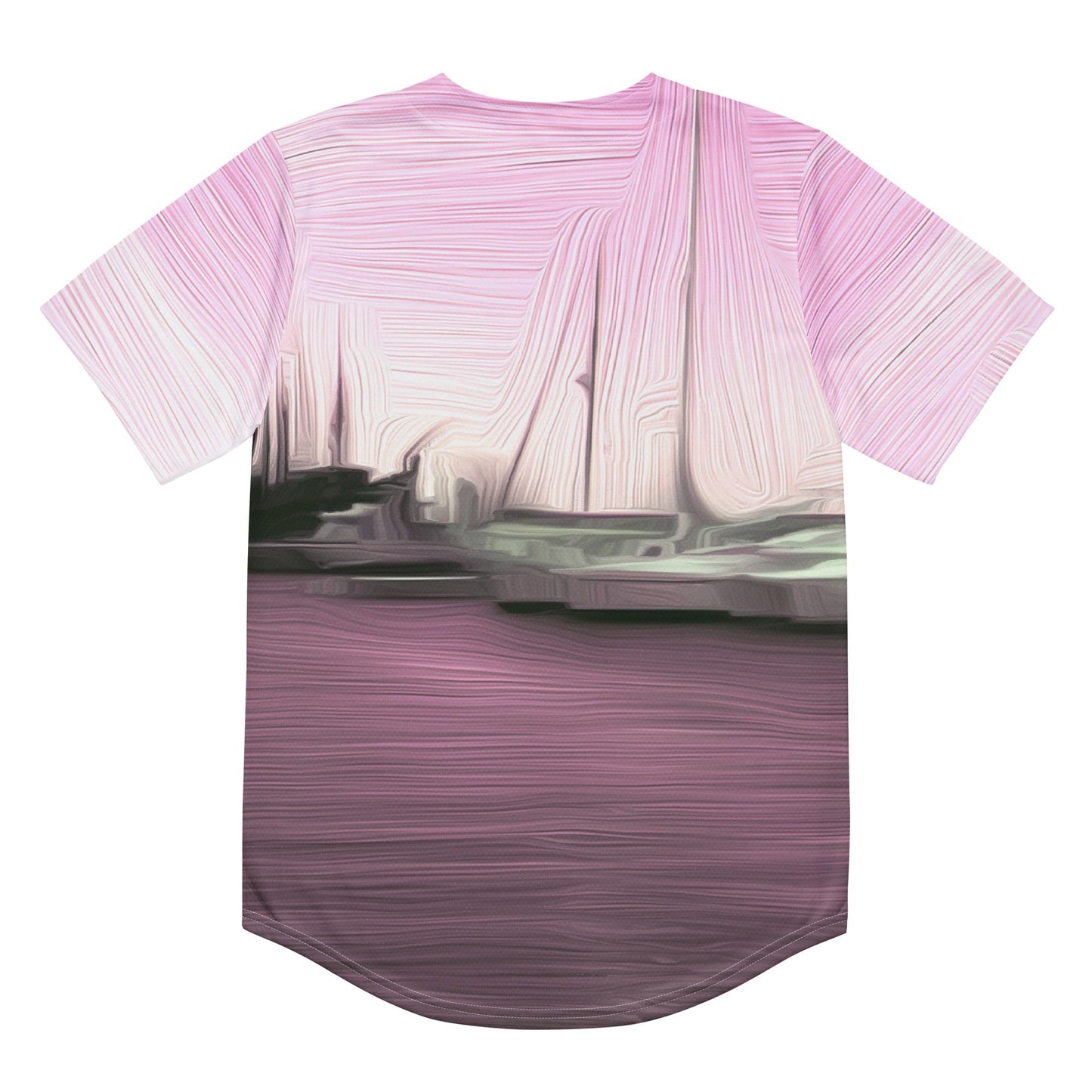 The Sleeping Yachts (at Evening) - Unisex Baseball Jersey