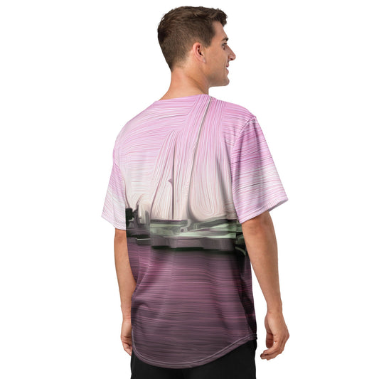 The Sleeping Yachts (at Evening) - Unisex Baseball Jersey