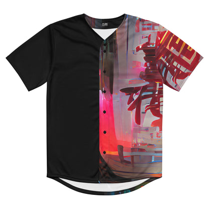 Half Black Half Báijiǔ - Unisex Baseball Jersey