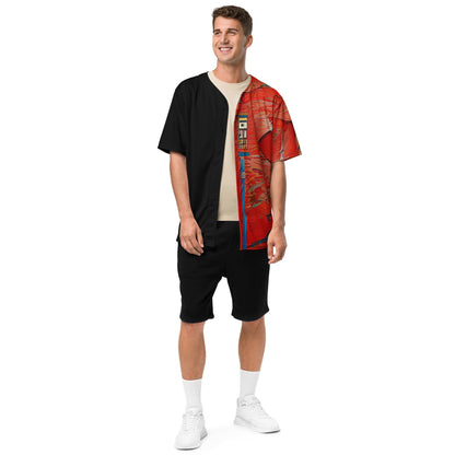 Half Black Half Hónghǎi - Unisex Baseball Jersey