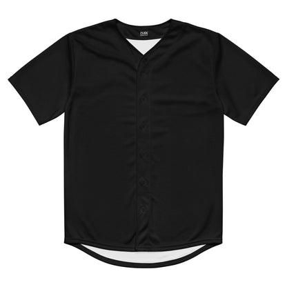 iSAW Unisex Black Baseball Jersey