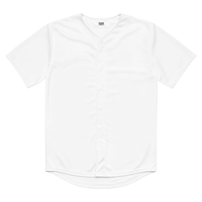 iSAW Unisex White Baseball Jersey