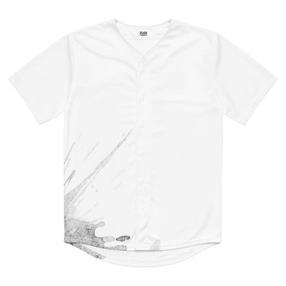 Watercolour Grey Splash - Unisex Baseball Jersey