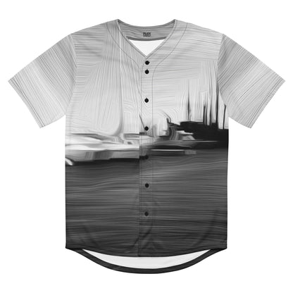 The Sleeping Yachts (at Night) - Unisex Baseball Jersey