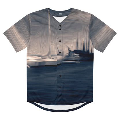 The Sleeping Yachts (at Sunrise) - Unisex Baseball Jersey