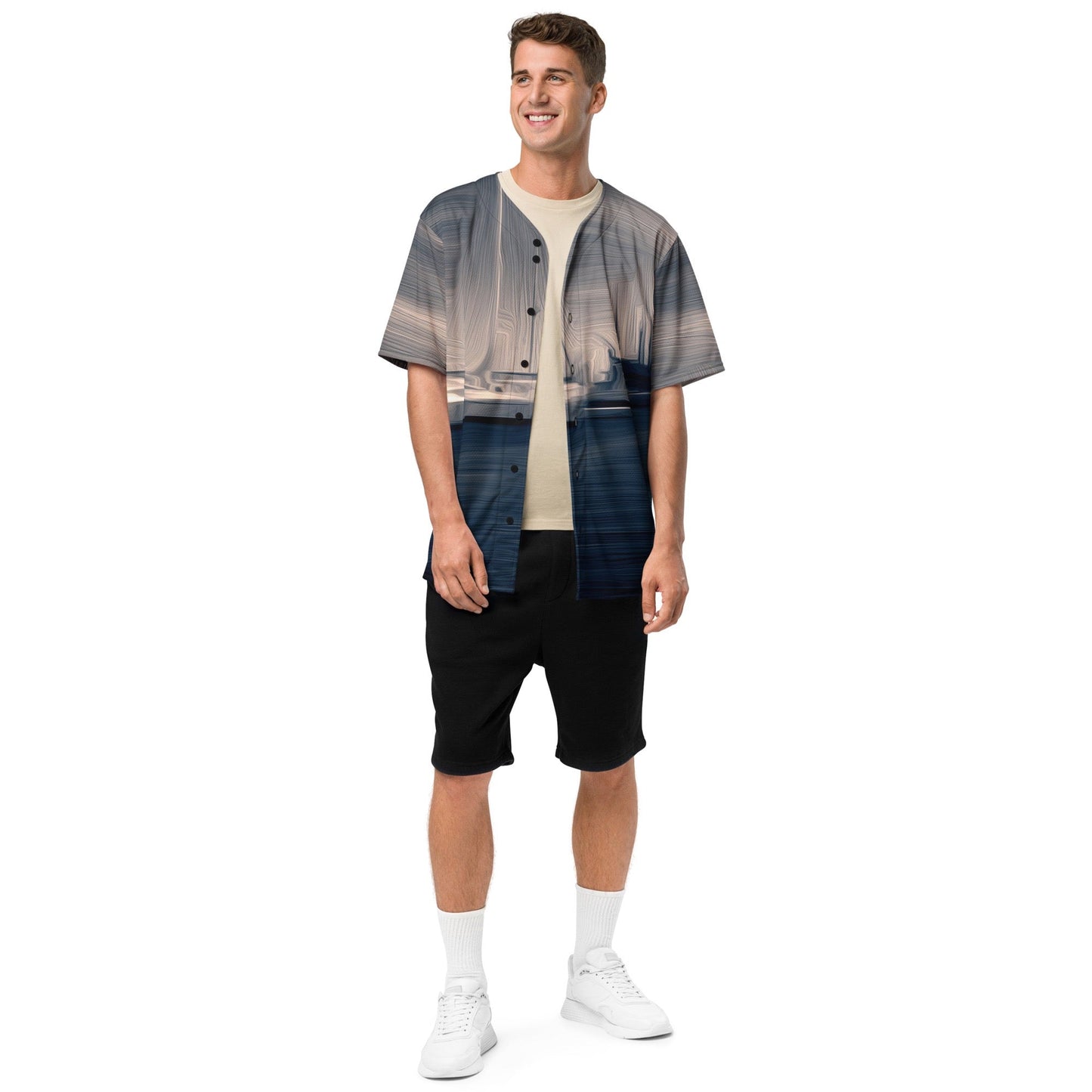 The Sleeping Yachts (at Sunrise) - Unisex Baseball Jersey