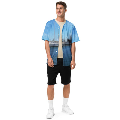 The Sleeping Yachts (at Morning) - Unisex Baseball Jersey