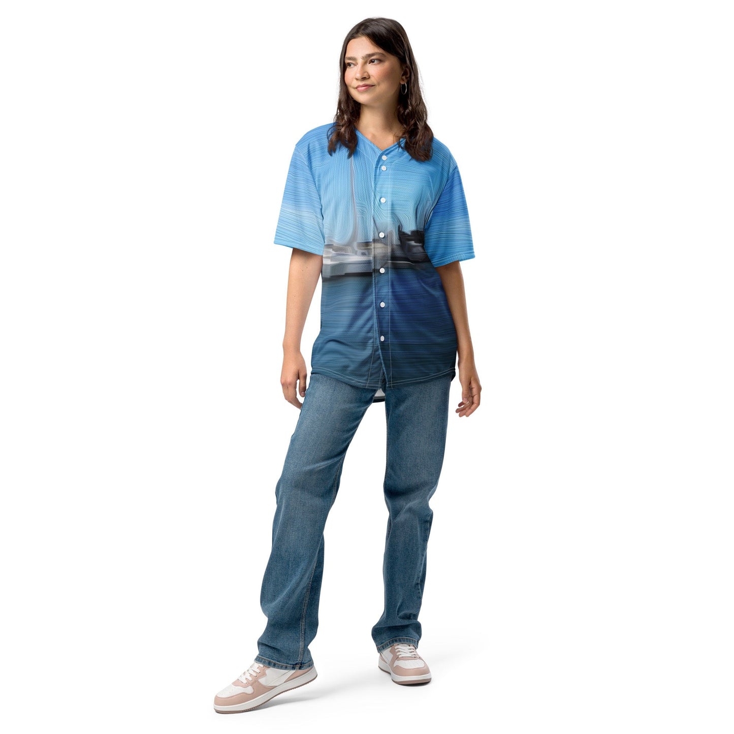 The Sleeping Yachts (at Morning) - Unisex Baseball Jersey