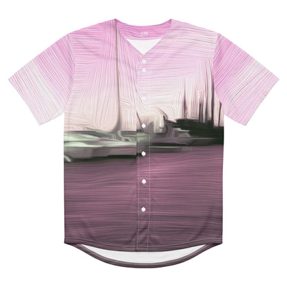 The Sleeping Yachts (at Evening) - Unisex Baseball Jersey