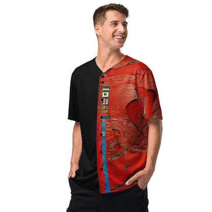 Half Black Half Hónghǎi - Unisex Baseball Jersey