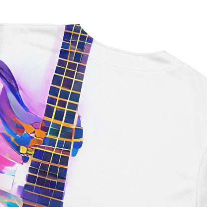 Hippie Guitar - Womens Baseball Jersey
