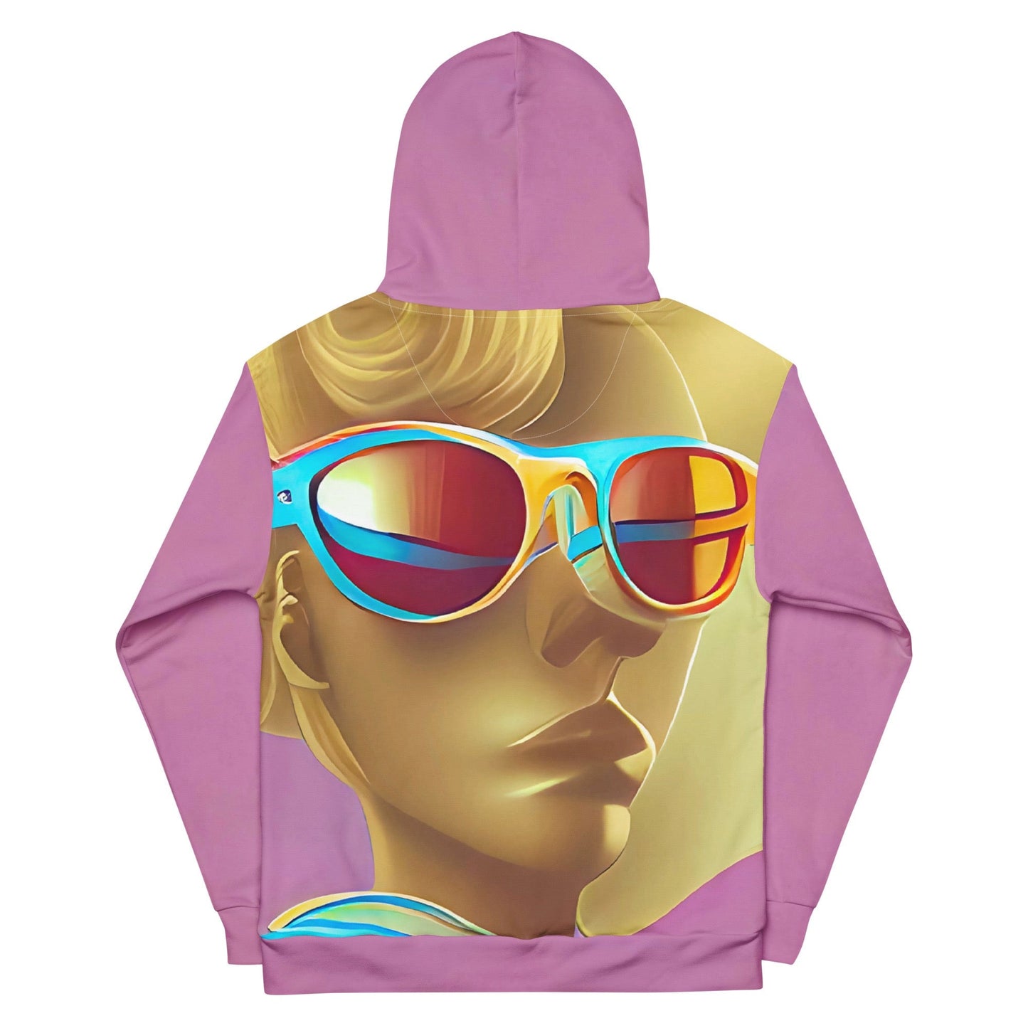 Retro Cool Pink - Womens Hoodie