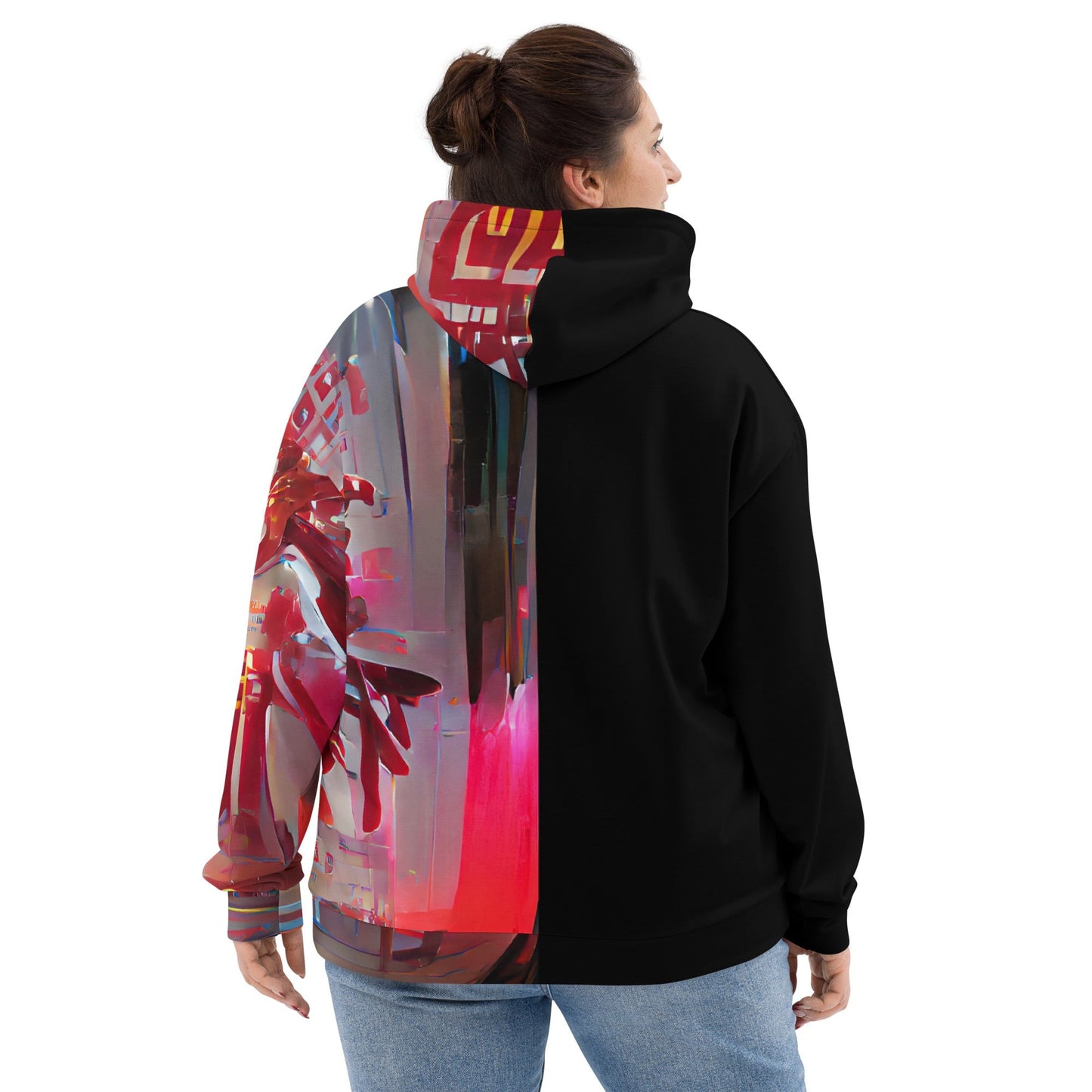 Half Black Half Báijiǔ - Unisex Hoodie