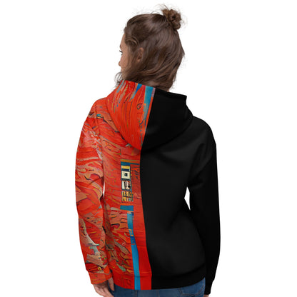 Half Black Half Hónghǎi - Unisex Hoodie