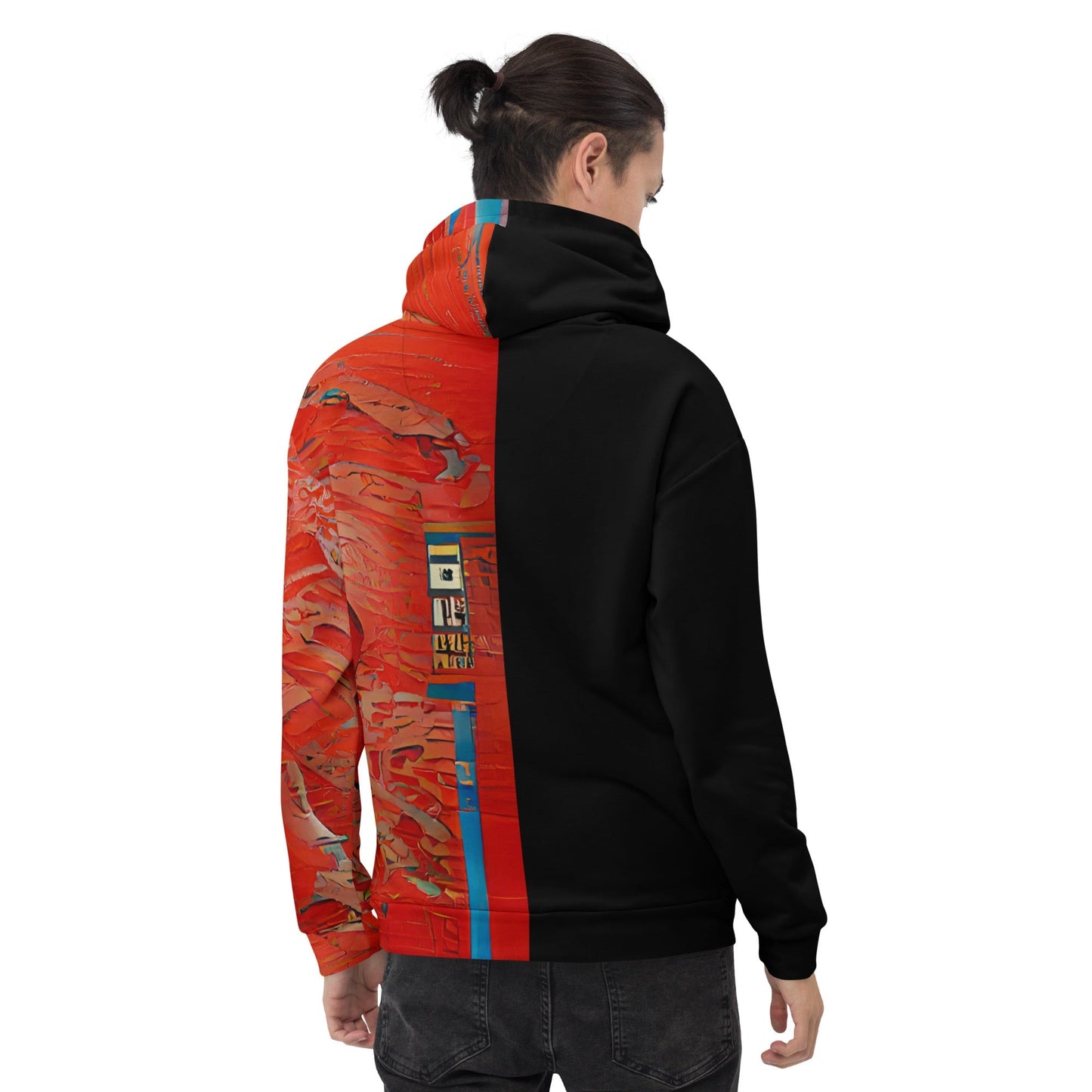 Half Black Half Hónghǎi - Unisex Hoodie