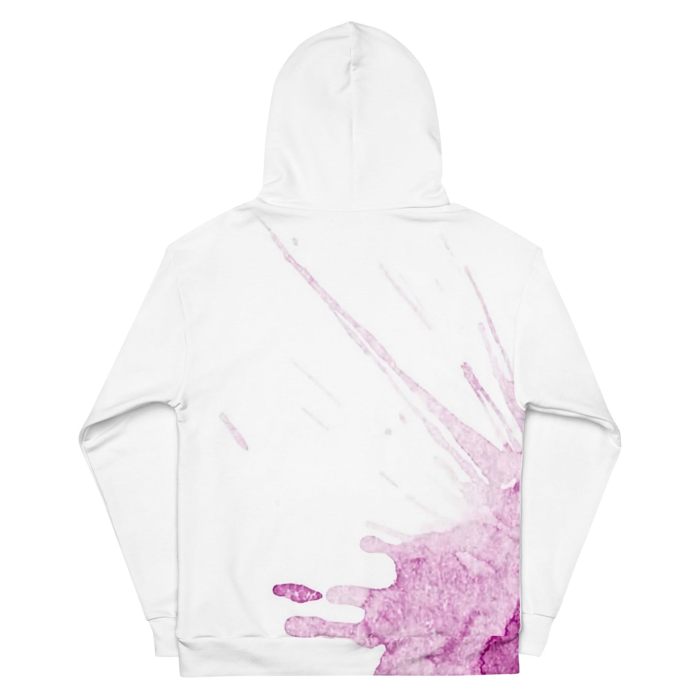 Watercolour Pink Splash - Unisex Hoodie