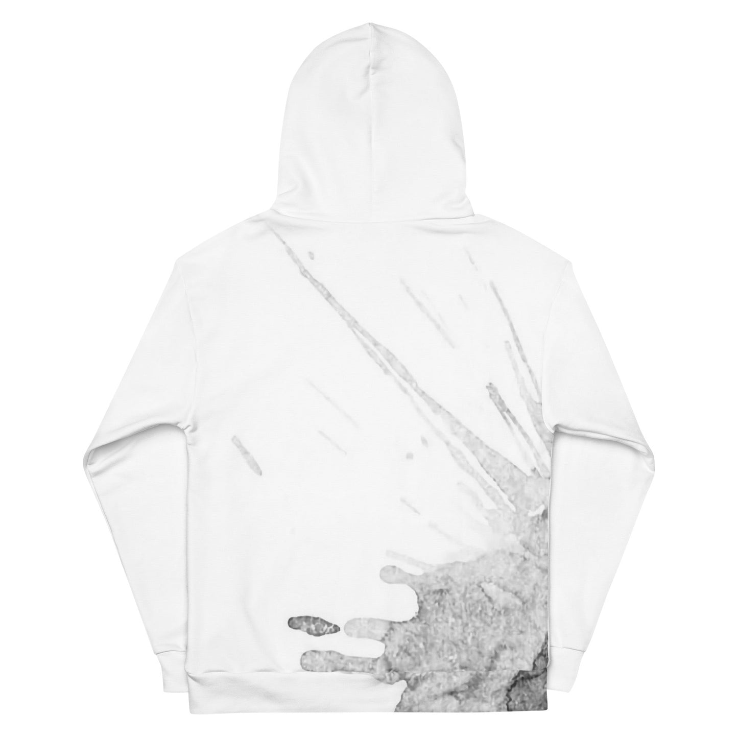 Watercolour Grey Splash - Unisex Hoodie