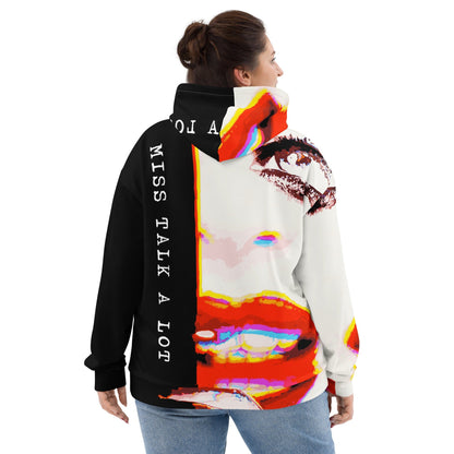 Miss Talk A Lot - Womens Hoodie