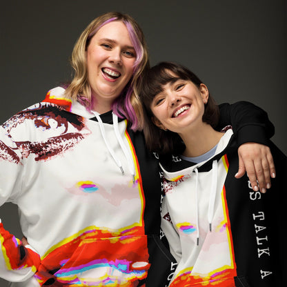 Miss Talk A Lot - Womens Hoodie