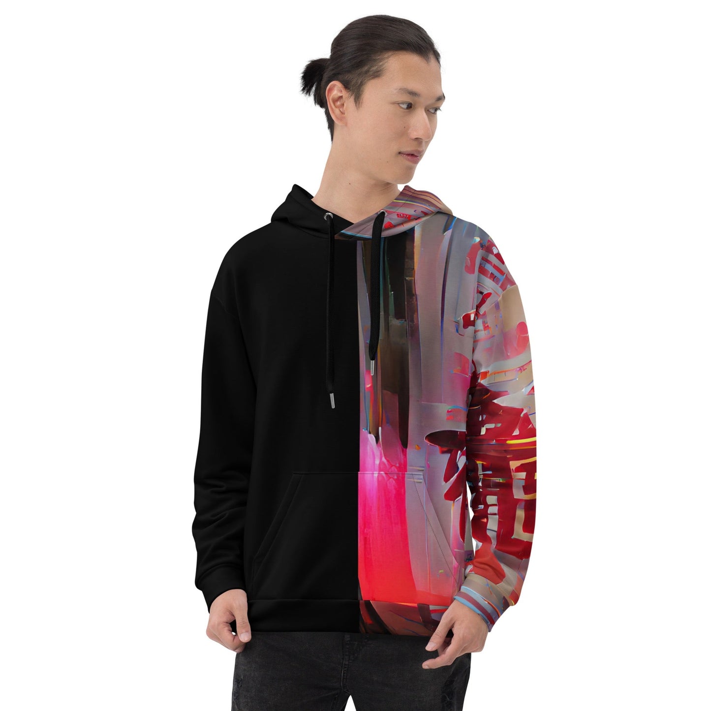 Half Black Half Báijiǔ - Unisex Hoodie