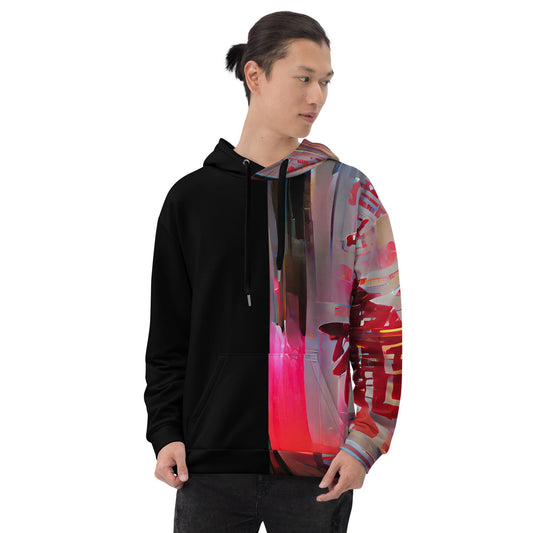 Half Black Half Báijiǔ - Unisex Hoodie