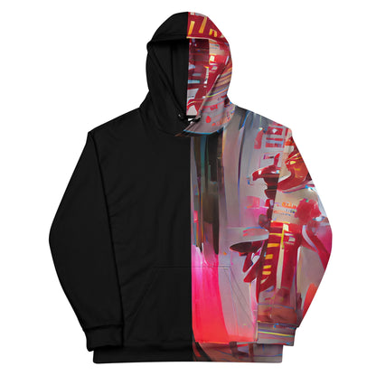 Half Black Half Báijiǔ - Unisex Hoodie
