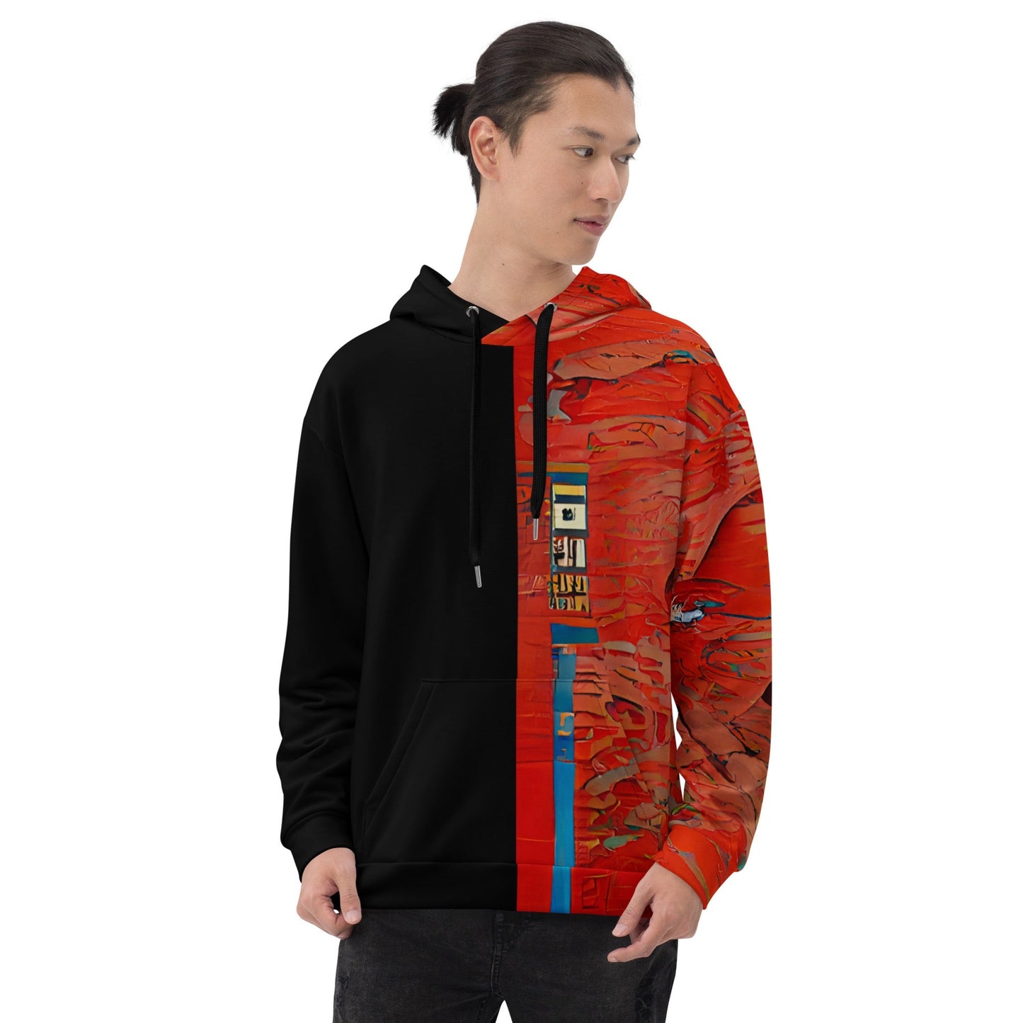 Half Black Half Hónghǎi - Unisex Hoodie