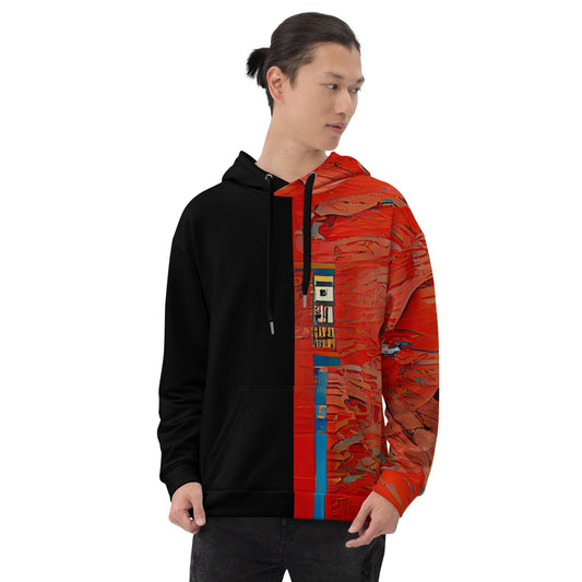 Half Black Half Hónghǎi - Unisex Hoodie